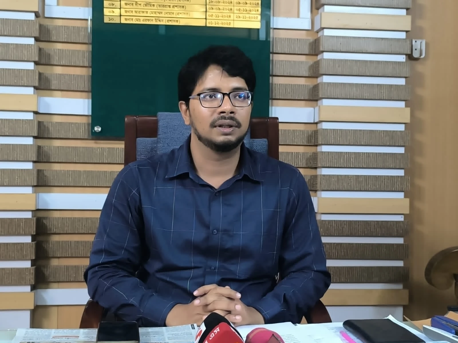 ডিসি গোল্ডকাপ ফুটবল টুর্নামেন্ট উপলক্ষে নাগরপুরে ইউএনও’র প্রেস ব্রিফিং