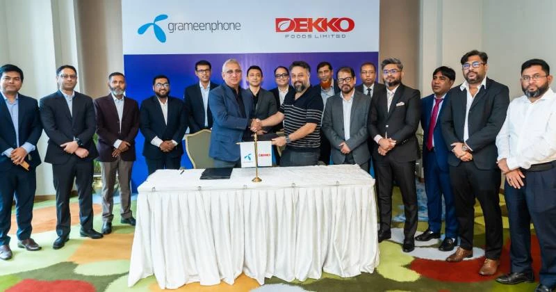 গ্রামীণফোন ও ডেকো ফুডসের পার্টনারশিপ