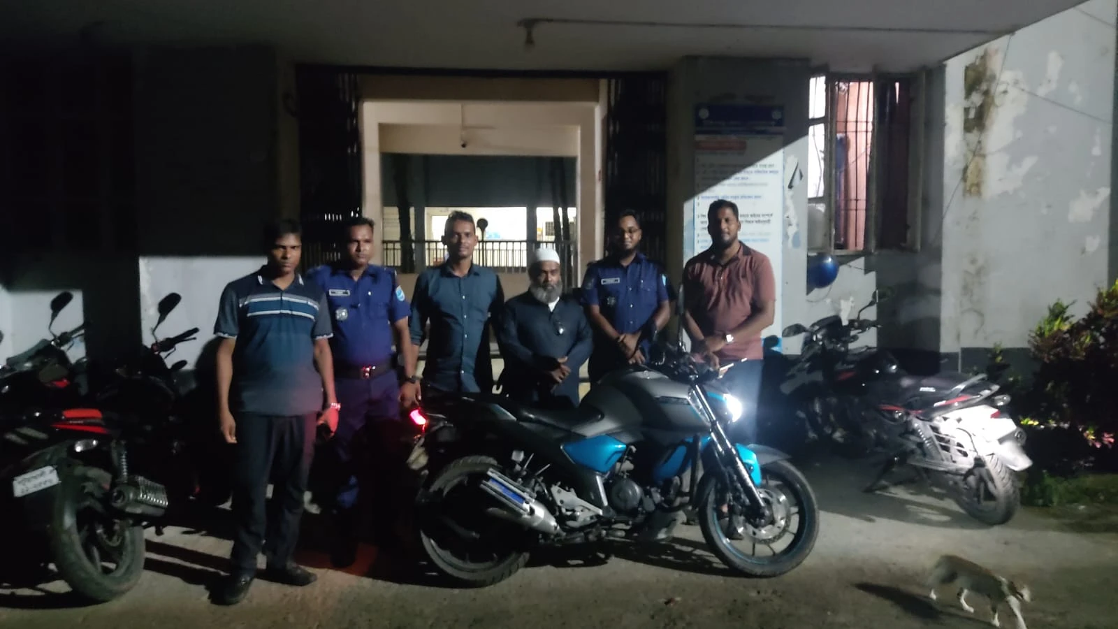 বরিশাল থেকে চুরি হওয়া মোটরসাইকেল টুঙ্গিপাড়ায় উদ্ধার