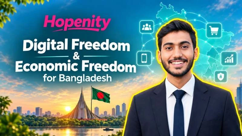 চাঁদপুরের তরুনের প্রযুক্তি বিপ্লব, বিশ্বজুড়ে ছড়িয়ে পড়ছে হোপেনিটি