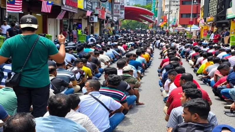৯ মাসে বাংলাদেশিসহ আটক ৩৭ হাজার,  মালয়েশিয়ায় অবৈধদের বিরুদ্ধে কঠোর অভিযান