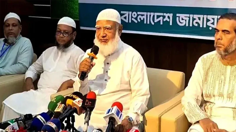 সরকারের ভুলের দায় বিরোধী দল কেন নেবে: জামায়াত আমির