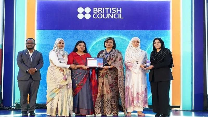 ব্রিটিশ কাউন্সিলের ফাইনালিস্ট অ্যাওয়ার্ড পেয়েছে নিউ হরাইজন ক্রিসেন্ট স্কুল