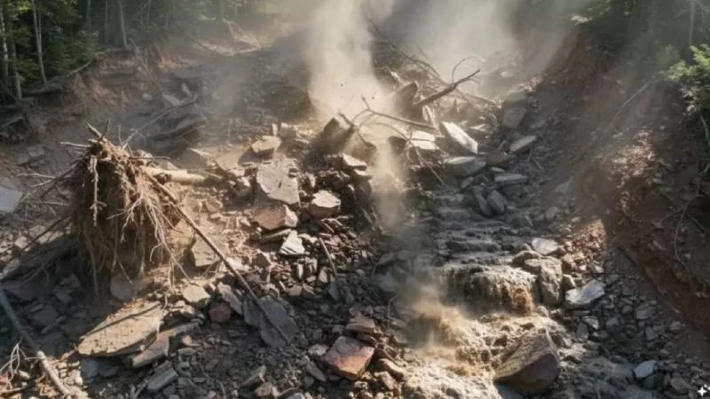 চীনে ভূমিধস: মাটির নিচে চাপা পড়েছেন অন্তত ১৬ জন