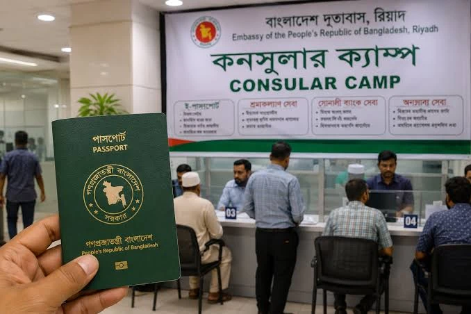 রিয়াদে দুই দিনের বিশেষ কনস্যুলার ক্যাম্প, ই-পাসপোর্টসহ মিলবে নানা সেবা
