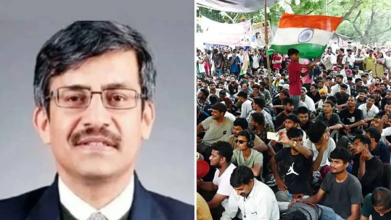 নয়াদিল্লির বিক্ষোভ: শিক্ষা সচিবকে অপসারণ