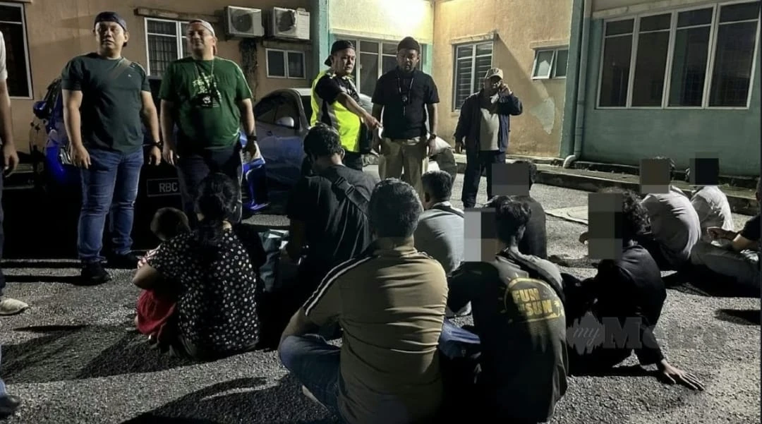 মালয়েশিয়ায় ‘অপ সাসার’ অভিযানে ৩৭০ বাংলাদেশিসহ  ১,০৪৩ অভিবাসী আটক