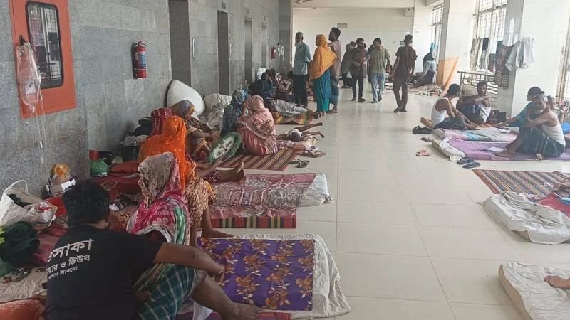 গাজীপুরে কমছেই না ডেঙ্গুর প্রাদূর্ভাব, বৃদ্ধি পেয়েছে হামের সংক্রমণ