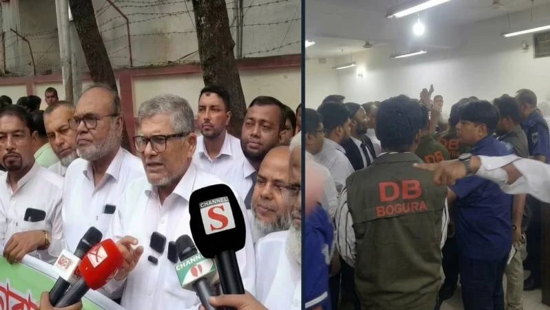 বগুড়ায় বিচারকের এজলাসে বিএনপিপন্থী আইনজীবীদের দুই পক্ষের হট্টগোল