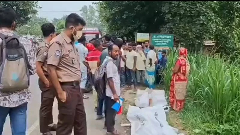 গোপালগঞ্জে বাসচাপায় প্রাণ গেল দম্পতির