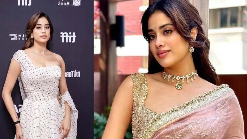 বাংলার মসলিন পরে প্যারিস মাতালেন জাহ্নবী