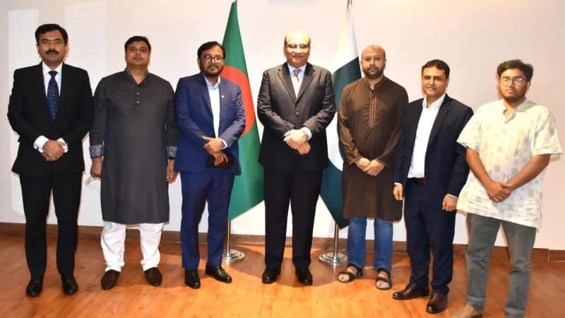 পাকিস্তানের হাইকমিশনারের সঙ্গে এবি পার্টির চেয়ারম্যানের সৌজন্য সাক্ষাৎ