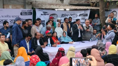 তারেক রহমানের পক্ষে কোকোর স্ত্রীর উঠান বৈঠক