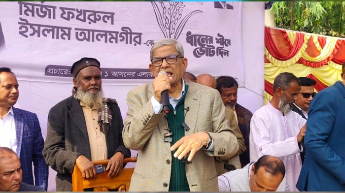 ‘হ্যাঁ’ ভোট দেওয়ার আহ্বান জানালেন মির্জা ফখরুল