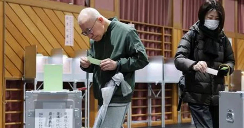 জাপানে জাতীয় নির্বাচনের ভোটগ্রহণ চলছে