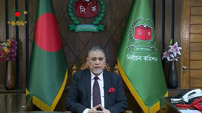 সন্ধ্যায় জাতির উদ্দেশে ভাষণ দেবেন সিইসি