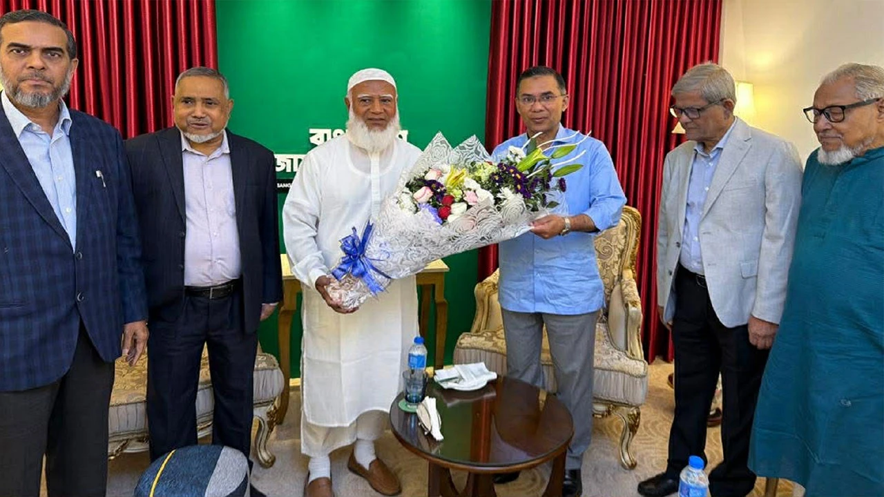 জামায়াত আমিরের বাসায় তারেক রহমান
