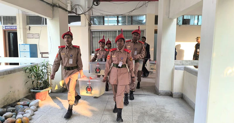 নির্বাচন ও গণভোটে বিএনসিসি’র দায়িত্ব পালন