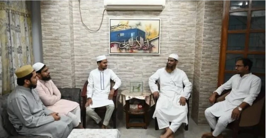 মামুনুল হকের সঙ্গে সৌজন্য সাক্ষাৎ আসিফ মাহমুদের