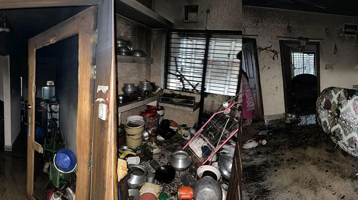 হালিশহরে রান্নাঘরে গ্যাস 'বিস্ফোরণে' শিশুসহ দগ্ধ ৯