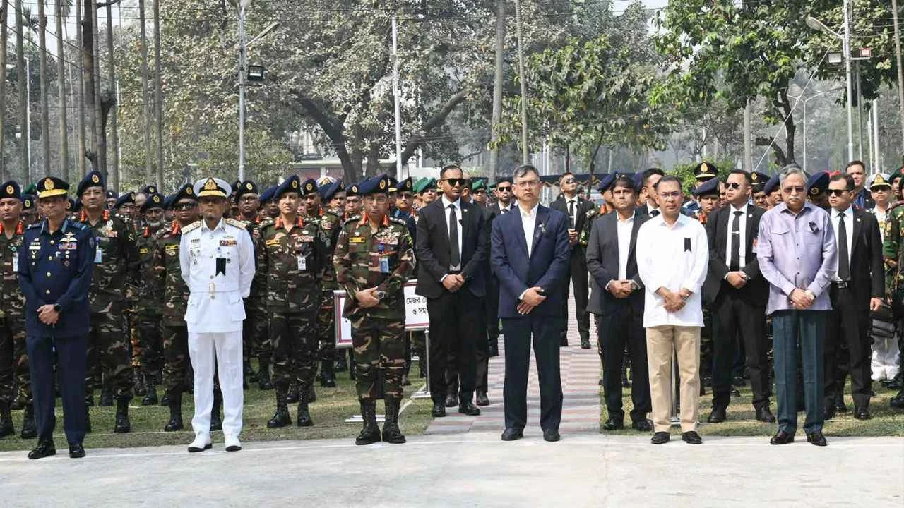 যথাযোগ্য মর্যাদায় জাতীয় শহীদ সেনা দিবস পালিত