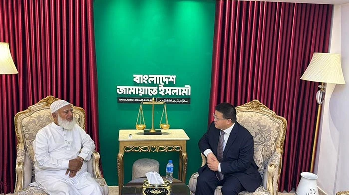 বিরোধীদলীয় নেতার সঙ্গে চীনা রাষ্ট্রদূতের সৌজন্য সাক্ষাৎ