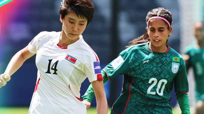 উত্তর কোরিয়ার তিন ‘গোল’ বাতিল, দুই গোলে পিছিয়ে বাংলাদেশ