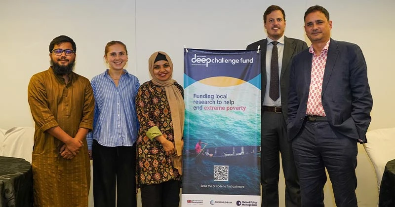 ডিপ বাংলাদেশ চ্যালেঞ্জ ফান্ড থেকে দারিদ্র্য হ্রাসে গবেষণার জন্য অনুদান পেল ৮ দল