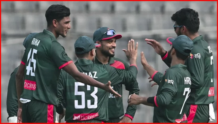 নাহিদ রানার ফাইফারে টেনেটুনে একশ করে অলআউট পাকিস্তান