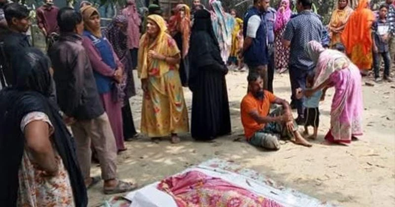 চাঁদপুরের মতলবে নুপুর আক্তার নামে এক গৃহবধূর রহস্যজনক মৃত্যু
