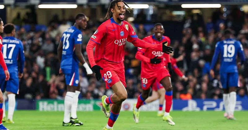 চেলসিকে ৮ গোল দিয়ে চ্যাম্পিয়ন্স লিগে কোয়ার্টার ফাইনালে পিএসজি