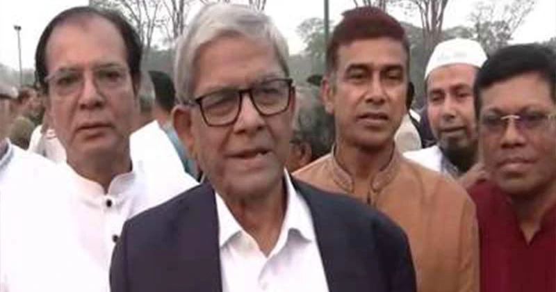 স্বাধীনতা দিবসে নতুন বাংলাদেশ গড়ার প্রত্যয় নিয়েছে সরকার: মির্জা ফখরুল