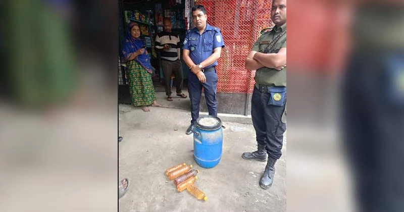গঙ্গাচড়ায় তেল মজুত ও বেশি দামে বিক্রি: ব্যবসায়ীকে জরিমানাসহ মামলা