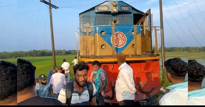 মৌলভীবাজারের কমলগঞ্জে সিলেটগামী উপবন এক্সপ্রেস ট্রেনের ইঞ্জিন বিকল হয়ে  তিন ঘন্টা বন্ধ সিলেটের সাথে সারাদেশের  ট্রেন চলাচল