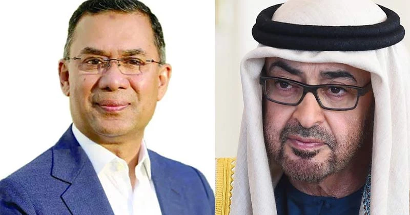 আমিরাতের প্রেসিডেন্টকে প্রধানমন্ত্রী তারেক রহমানের চিঠি