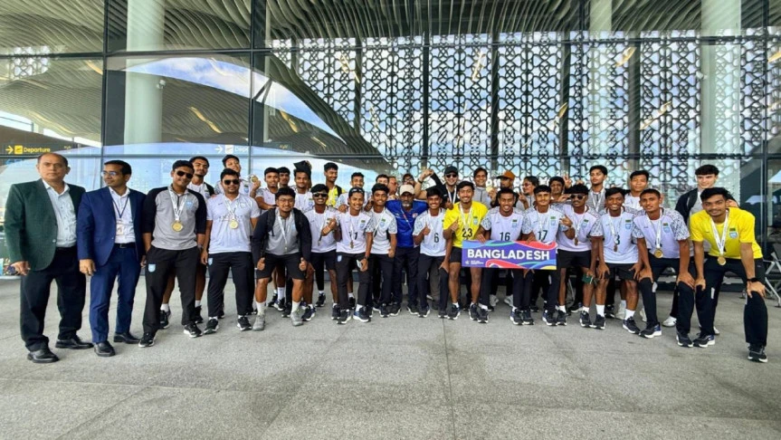 সন্ধ্যায় দেশে ফিরছে সাফজয়ী যুবারা, দেওয়া হবে সংবর্ধনা