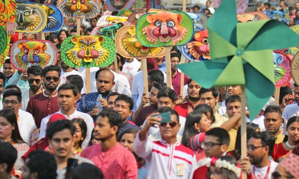 বৈশাখী শোভাযাত্রায় মুখে মুখোশ নিষিদ্ধ