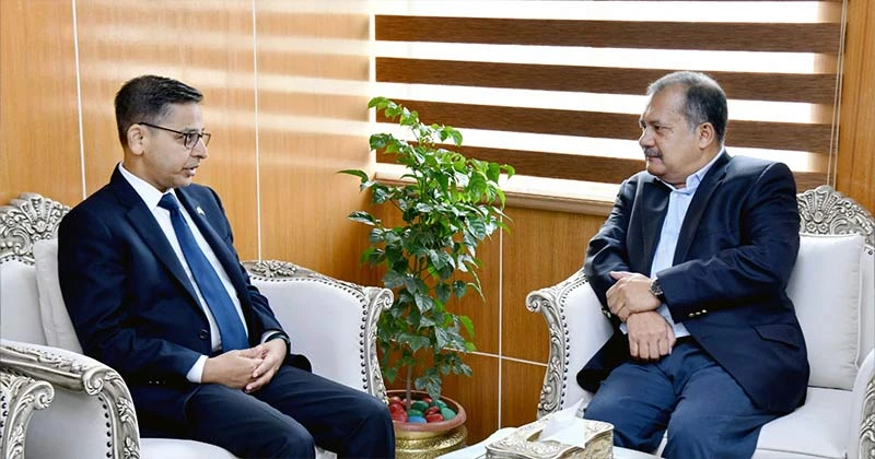 তথ্য ও সম্প্রচার মন্ত্রীর সাথে ভারতীয় হাইকমিশনারের সাক্ষাৎ