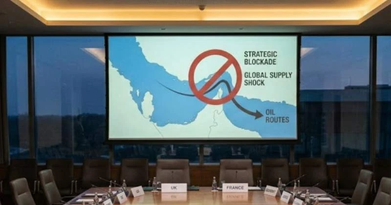 হরমুজ খুলতে ৪০ দেশের বৈঠক, বাদ যুক্তরাষ্ট্র