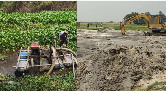 নওগাঁ সদরেও অবৈধ বালু উত্তোলন: ইউপি সদস্যের বিরুদ্ধে অভিযোগ, হুমকিতে এলাকাবাসী