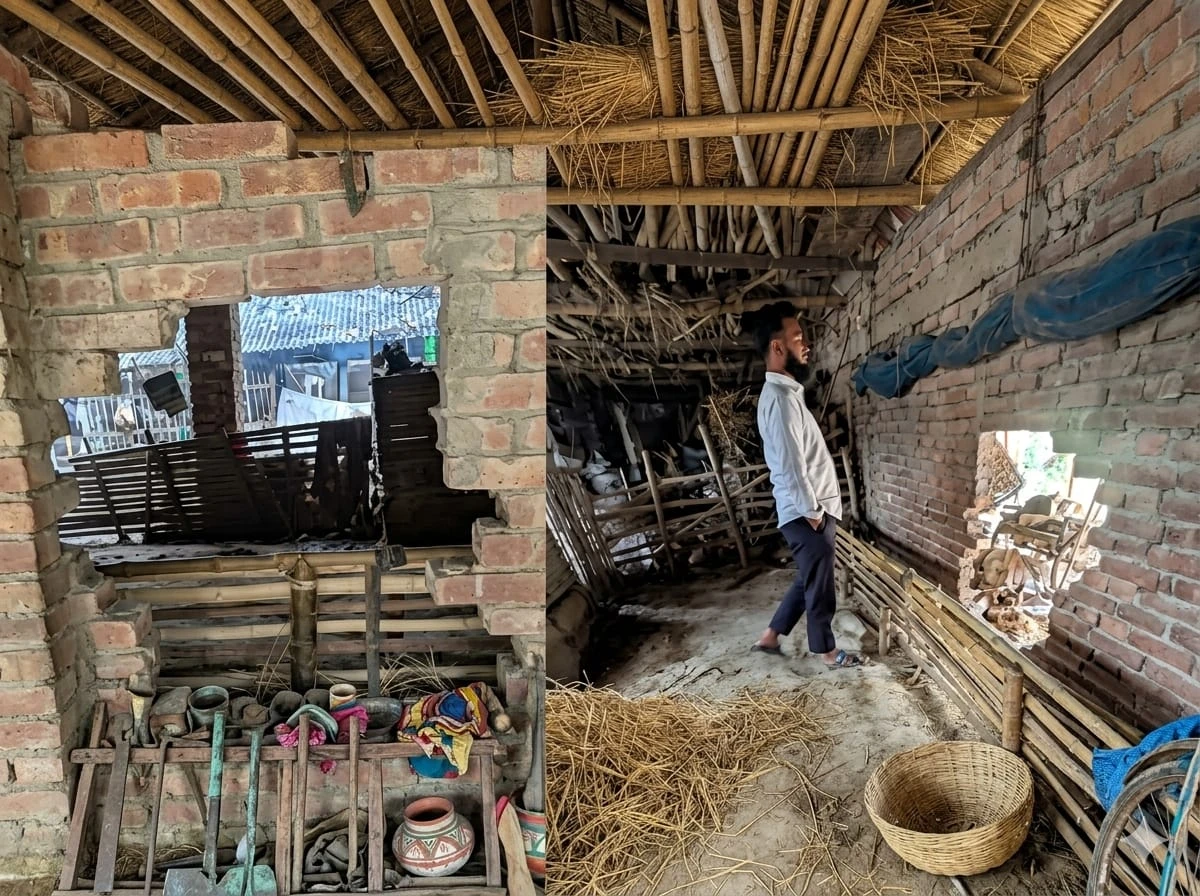 শেরপুরে দেয়াল ভেঙে ৬টি গরু চুরি, দিশেহারা কৃষক