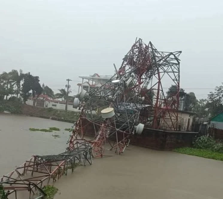 ব্রাহ্মণবাড়িয়ায় কালবৈশাখীর তাণ্ডব: টাওয়ারসহ নানা স্থাপনা ক্ষতিগ্রস্ত
