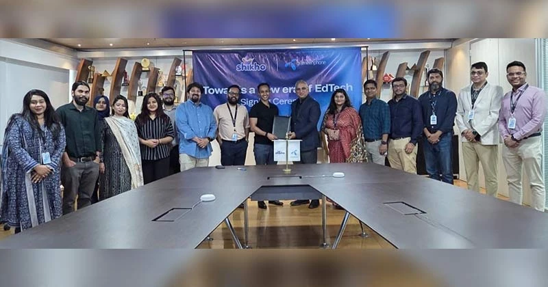 ডিজিটাল শিক্ষার প্রসারে একসাথে কাজ করবে গ্রামীণফোন ও শিখো