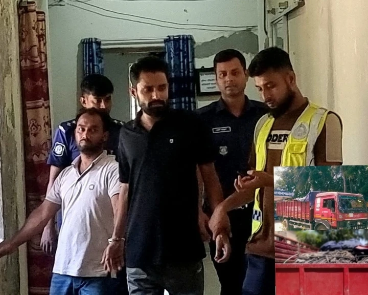ফকিরহাটে সাড়ে ১৩ লাখ টাকার অ্যালুমিনিয়ামসহ ট্রাক ডাকাতি, আটক ২