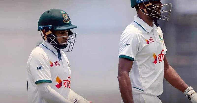 বাংলাদেশের প্রথম ইনিংস থামলো ৪১৩ রানে