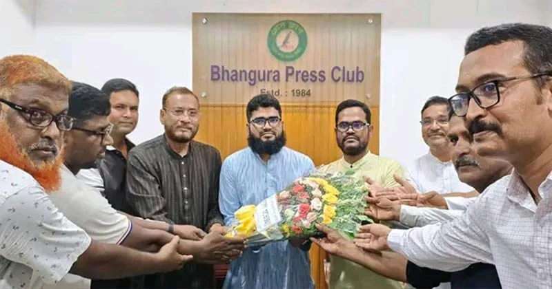 ভাঙ্গুড়ায় প্রেসক্লাবের সাংবাদিকদের সাথে নবনিযুক্ত ইউএনও' র মতবিনিময় সভা অনুষ্ঠিত