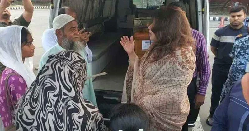 ইরাকে নিহত শ্রাবনের মরদেহ দেশে ফিরলো