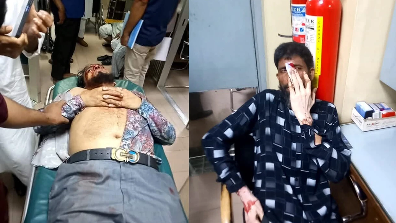 ইসলামী ব্যাংকের সামনে সংঘর্ষে আহত শতাধিক