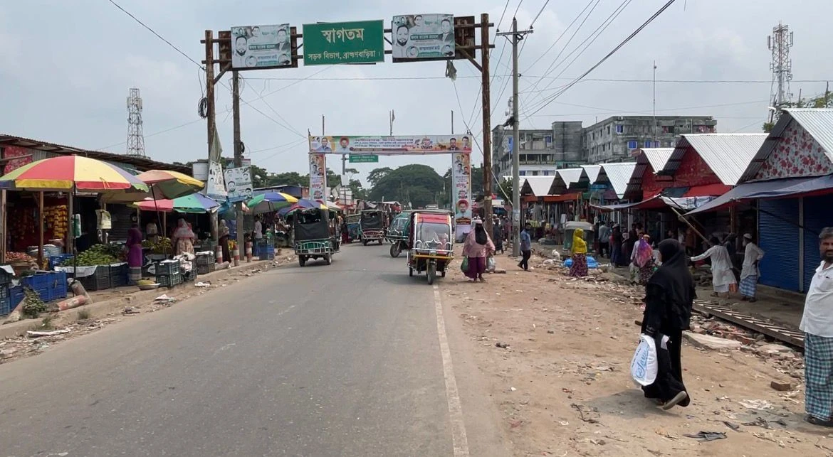 যানজটমুক্ত হওয়ায় নবীনগরের বাঙ্গরা বাজারে ফিরেছে জনস্বস্তি