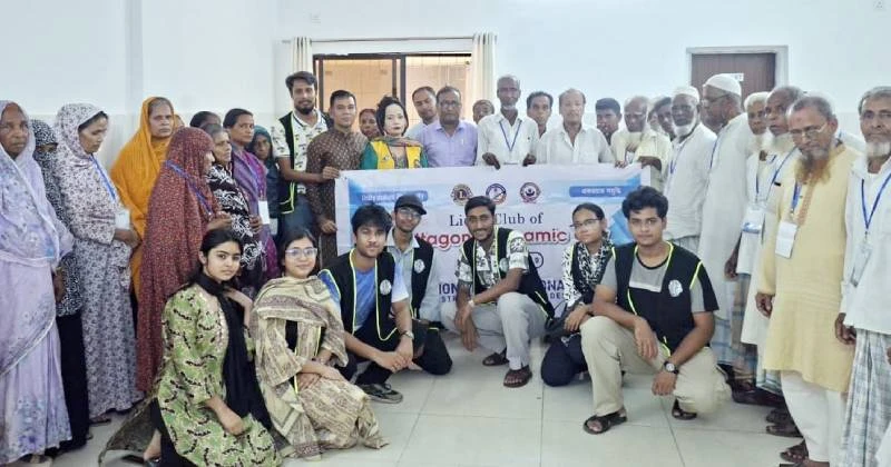 লায়ন্স ক্লাব ডাইনামিক সিটি ও সালমা আদিল ফাউন্ডেশনের যৌথ উদ্যোগে ৫৪ জন রোগীর ছানি অপারেশন সম্পন্ন